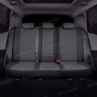 Чехлы Автопилот Экокожа Ромб на Peugeot 408 2012-2021 г.в.