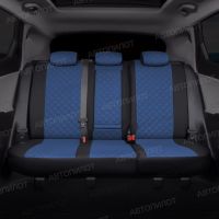 Чехлы Автопилот Экокожа Ромб на Peugeot 408 2012-2021 г.в.