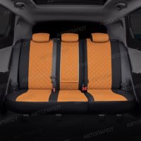 Чехлы Автопилот Экокожа Ромб на Peugeot 408 2012-2021 г.в.