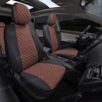 Чехлы Автопилот Экокожа Ромб на Peugeot 408 2012-2021 г.в.