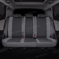 Чехлы Автопилот Экокожа Ромб на Peugeot 408 2012-2021 г.в.