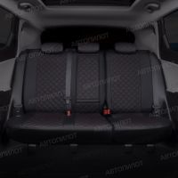 Чехлы Автопилот Экокожа Ромб на Peugeot 408 2012-2021 г.в.