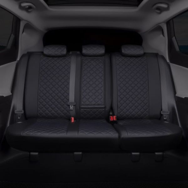 Чехлы Автопилот Экокожа Ромб на Peugeot 408 2012-2021 г.в.