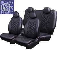 Чехлы Премиум Экокожа Байрон Президент|Жук на Great Wall Hover H3 2010-2016 г.в.