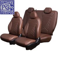 Чехлы Премиум Экокожа Байрон Президент|Жук на Great Wall Hover H3 2010-2016 г.в.