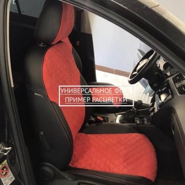 Чехлы Автопилот Алькантара Ромб на Geely Coolray (2020+)
